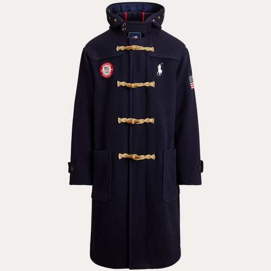 Ralph Lauren Team USA  Men's Flagbearer Toggle Coat Navy