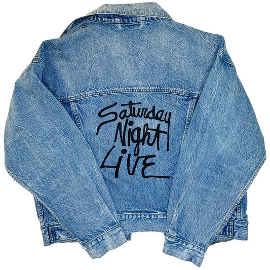Saturday Night Live 1980 Blue Logo Jacket