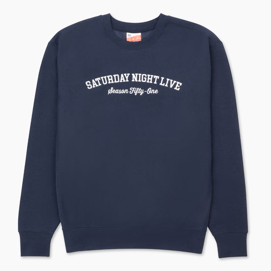 Saturday Night Live Season 51 Crewneck Navy