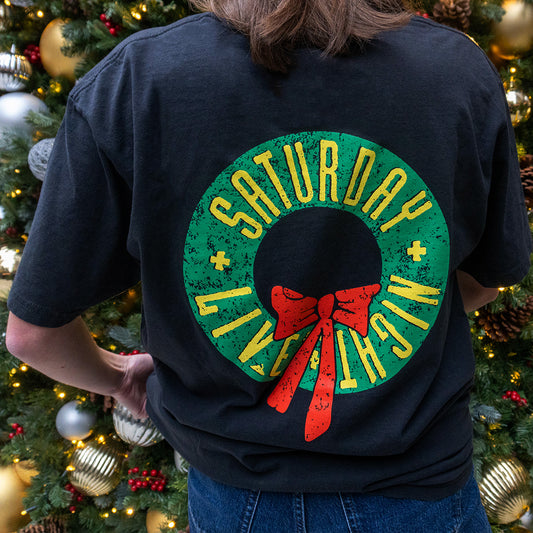 SNL Holiday Tee Black