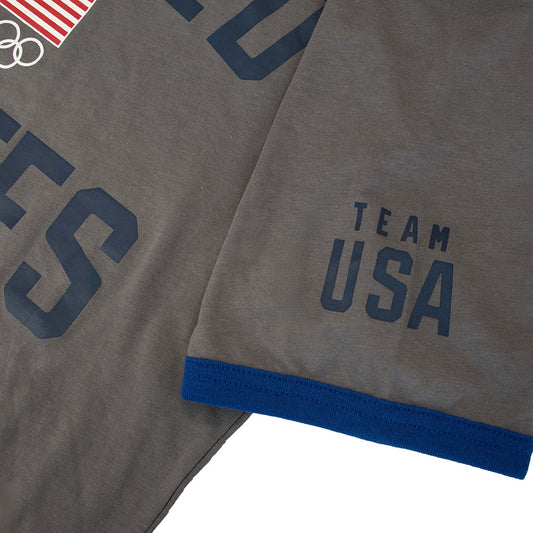 Team USA Biblend Grey Fashion Tee