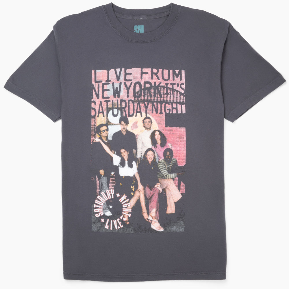 Saturday Night Live Vintage Cast Color Tee Grey