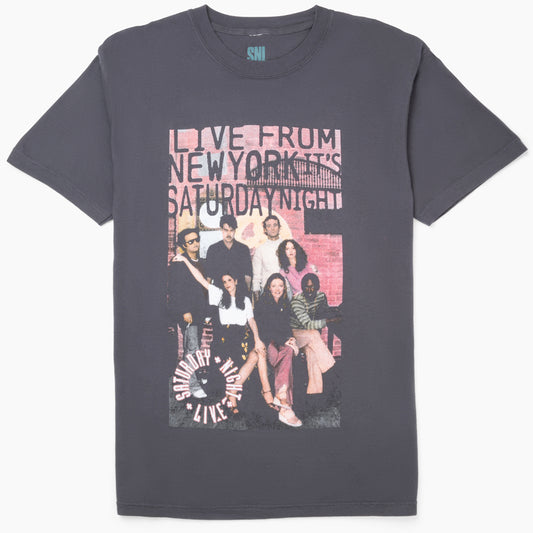 Saturday Night Live Vintage Cast Color Tee Grey