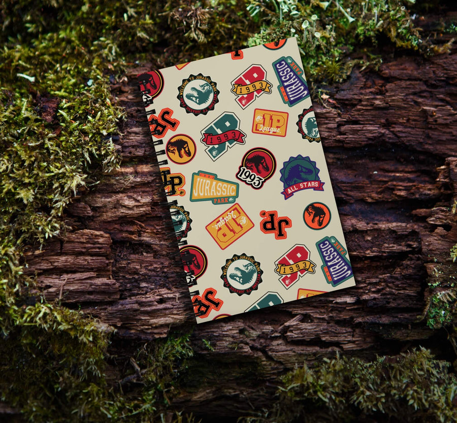 Link to /products/jurassic-park-retro-varsity-pattern-notebook