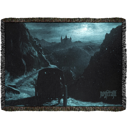 Nosferatu Castle Woven Blanket