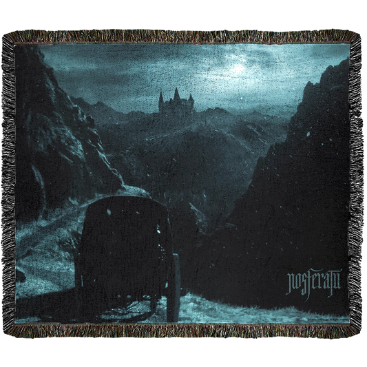 Nosferatu Castle Woven Blanket