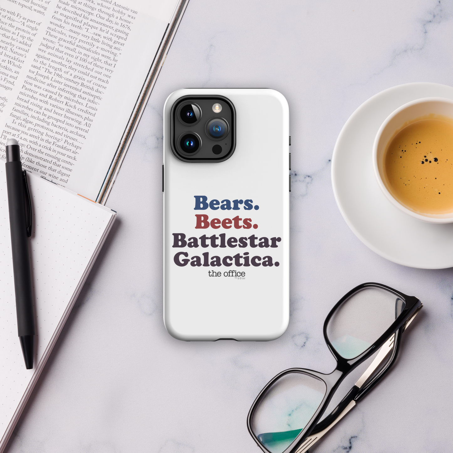 The Office Bears. Beets. Battlestar Galactica Tough Phone Case - iPhone