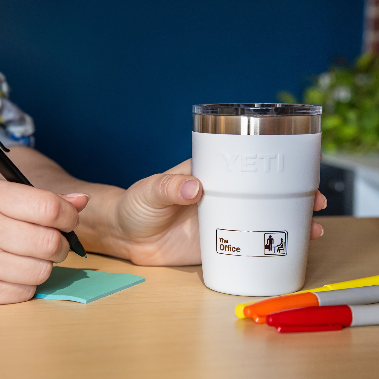 The Office x Yeti® Rambler 16oz Stackable Cup with Lid