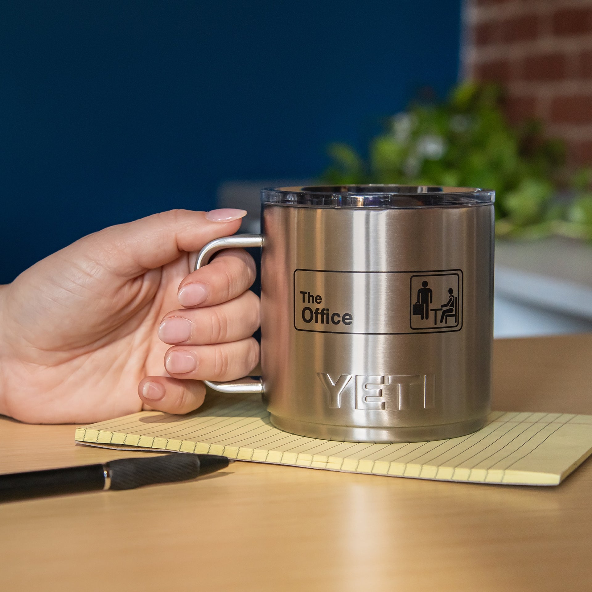 The Office x Yeti® Rambler 14oz Stackable Mug with Lid