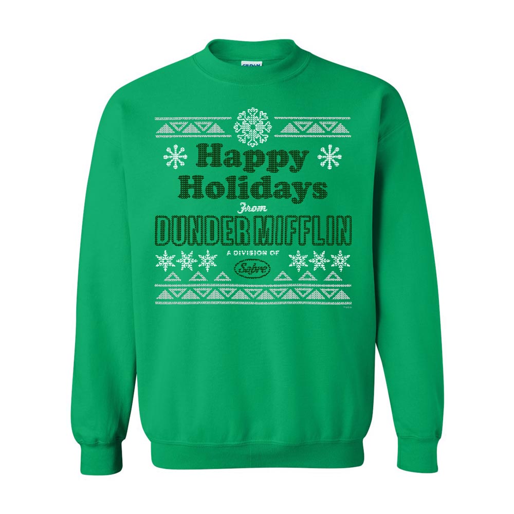 The Office Dunder Mifflin Happy Holidays Ugly Christmas Sweatshirt