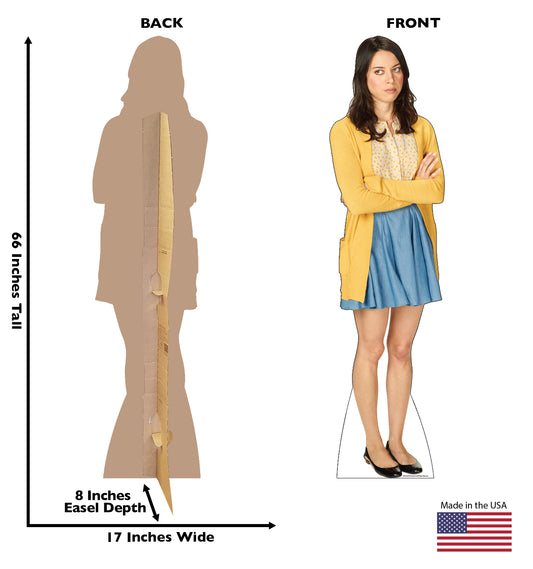 Parks and Recreation April Ludgate Cardboard Cutout Standee