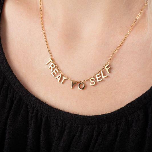 Parks and Recreation Treat Yo Self Necklace