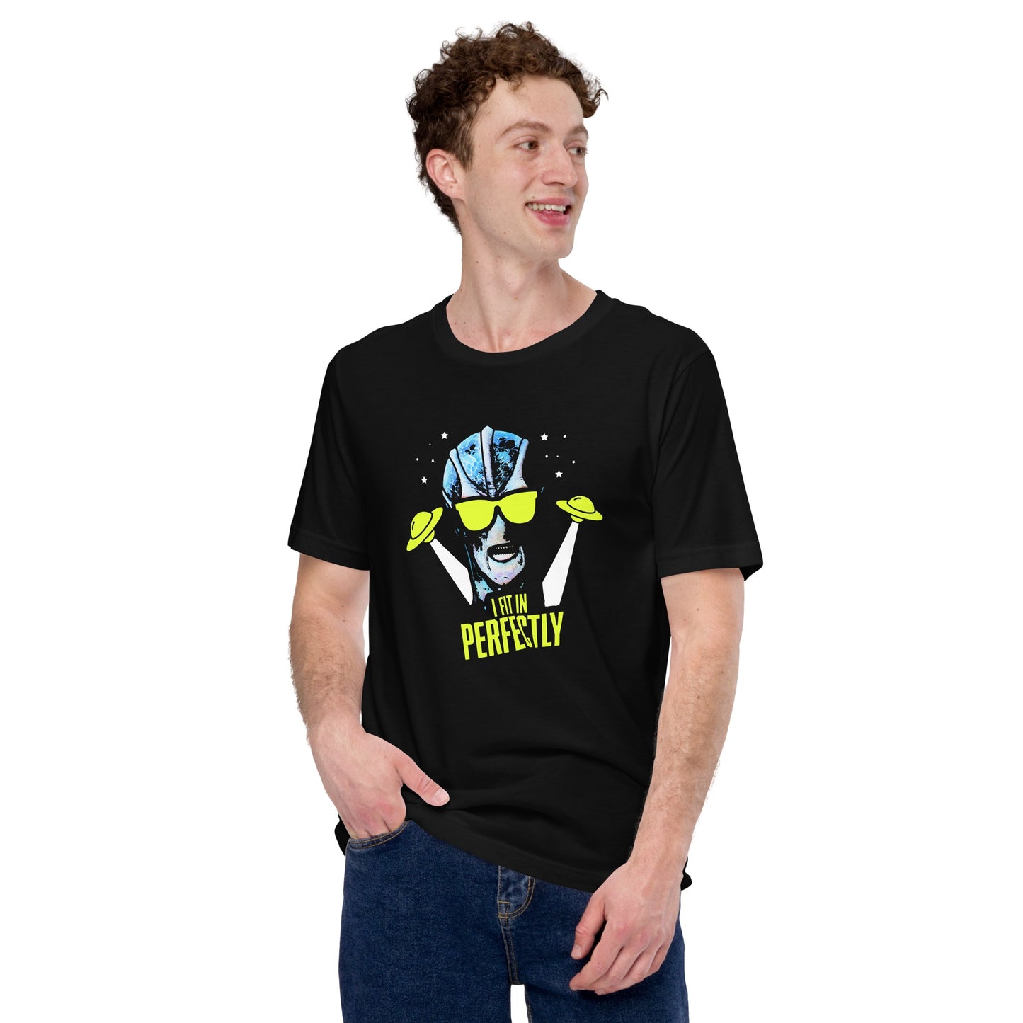 Resident Alien I Fit In Perfectly Unisex T-Shirt