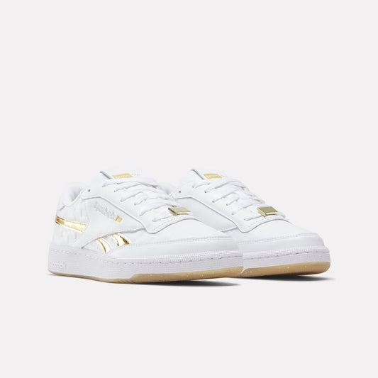 Reebok x BravoCon Club C Revenge Shoe White/Gold/Silver