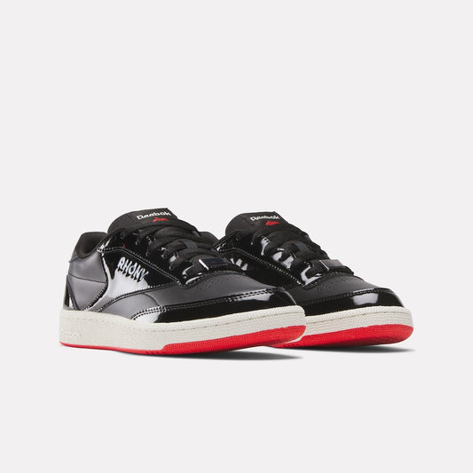 Reebok x RHONY Club C 85 Shoe Black/White/Red