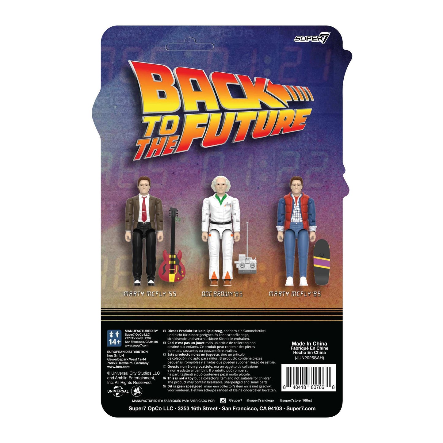 Back To The Future ReAction+ Wave 01 - Doc Brown '85