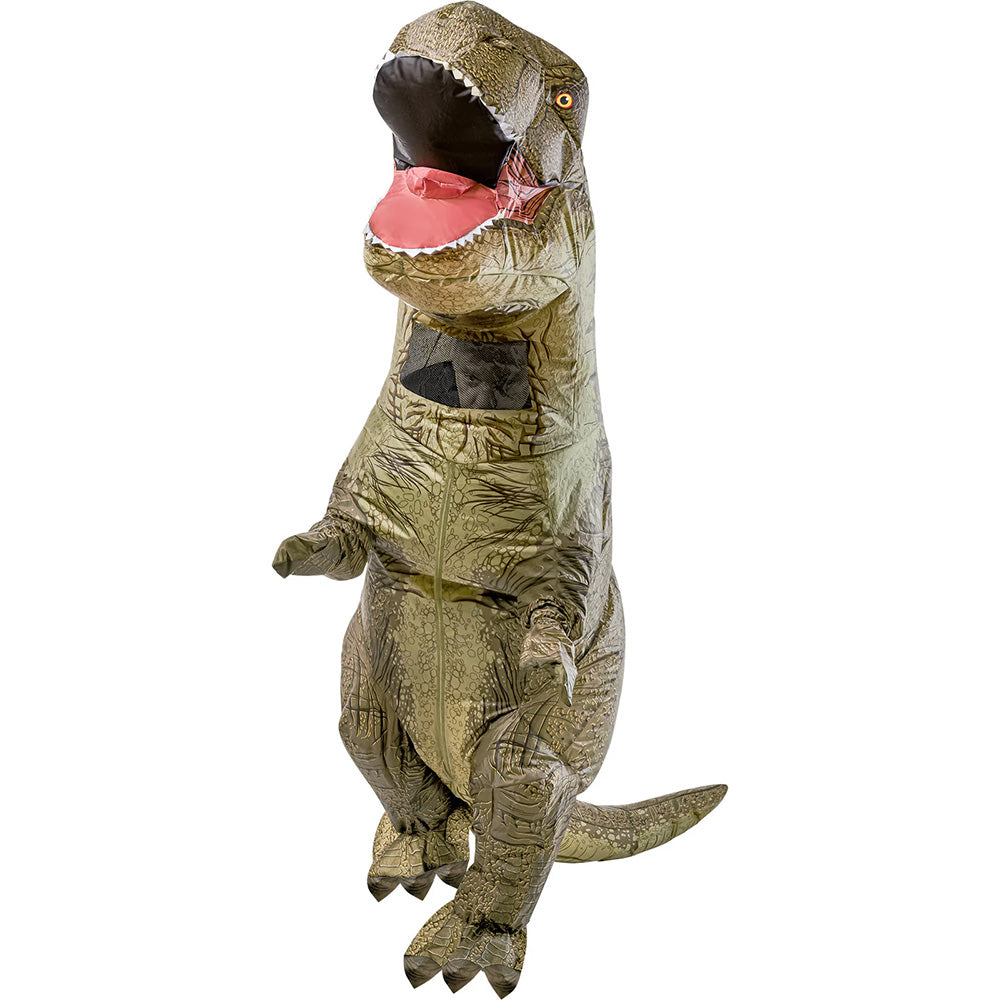 Inflatible T Rex Jurassic Park Jurassic World T-Rex Inflatable Adult Costume With Sound