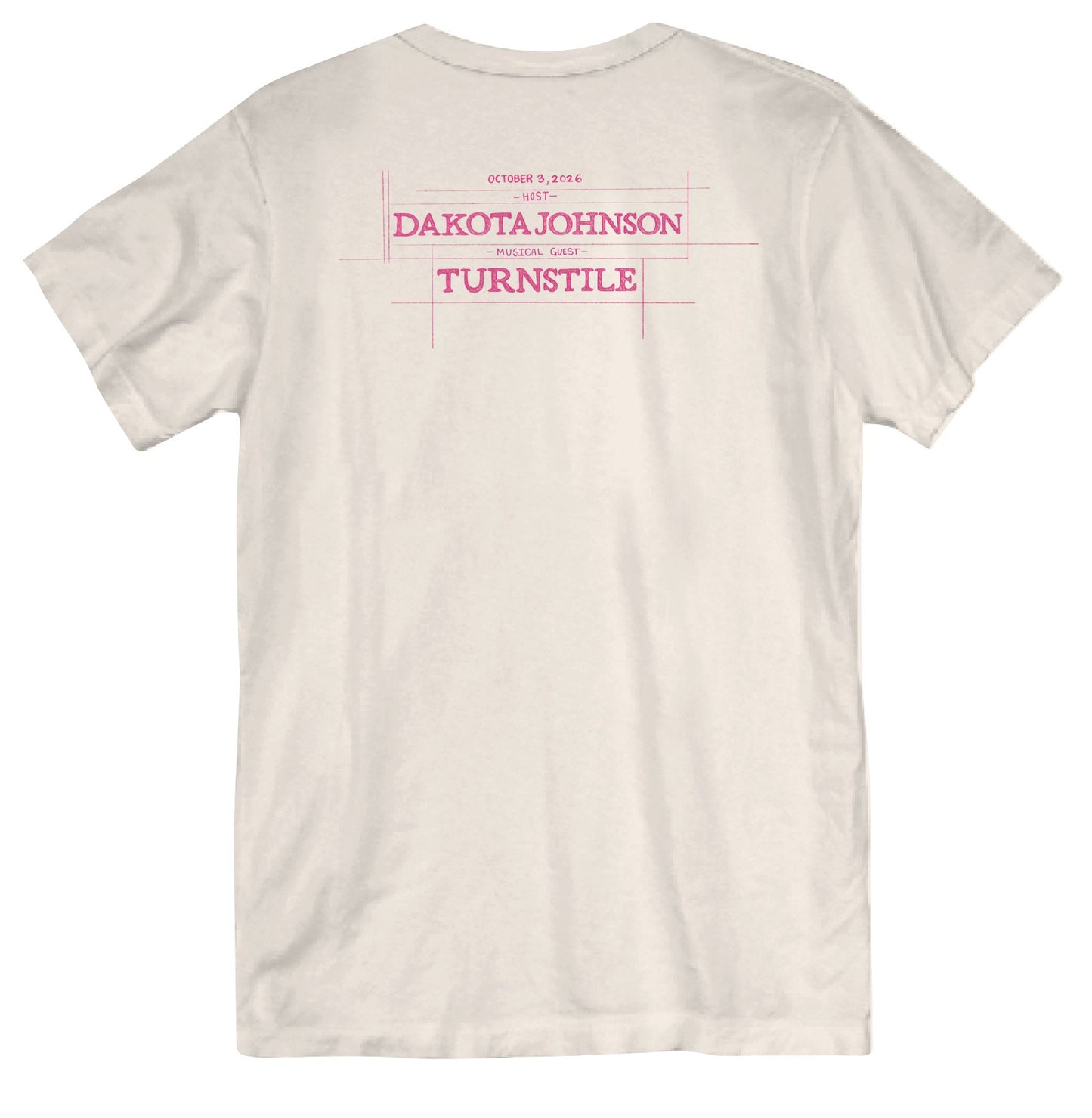 SNL 52 Concert Tee Show 2 - Dakota Johnson & TURNSTILE