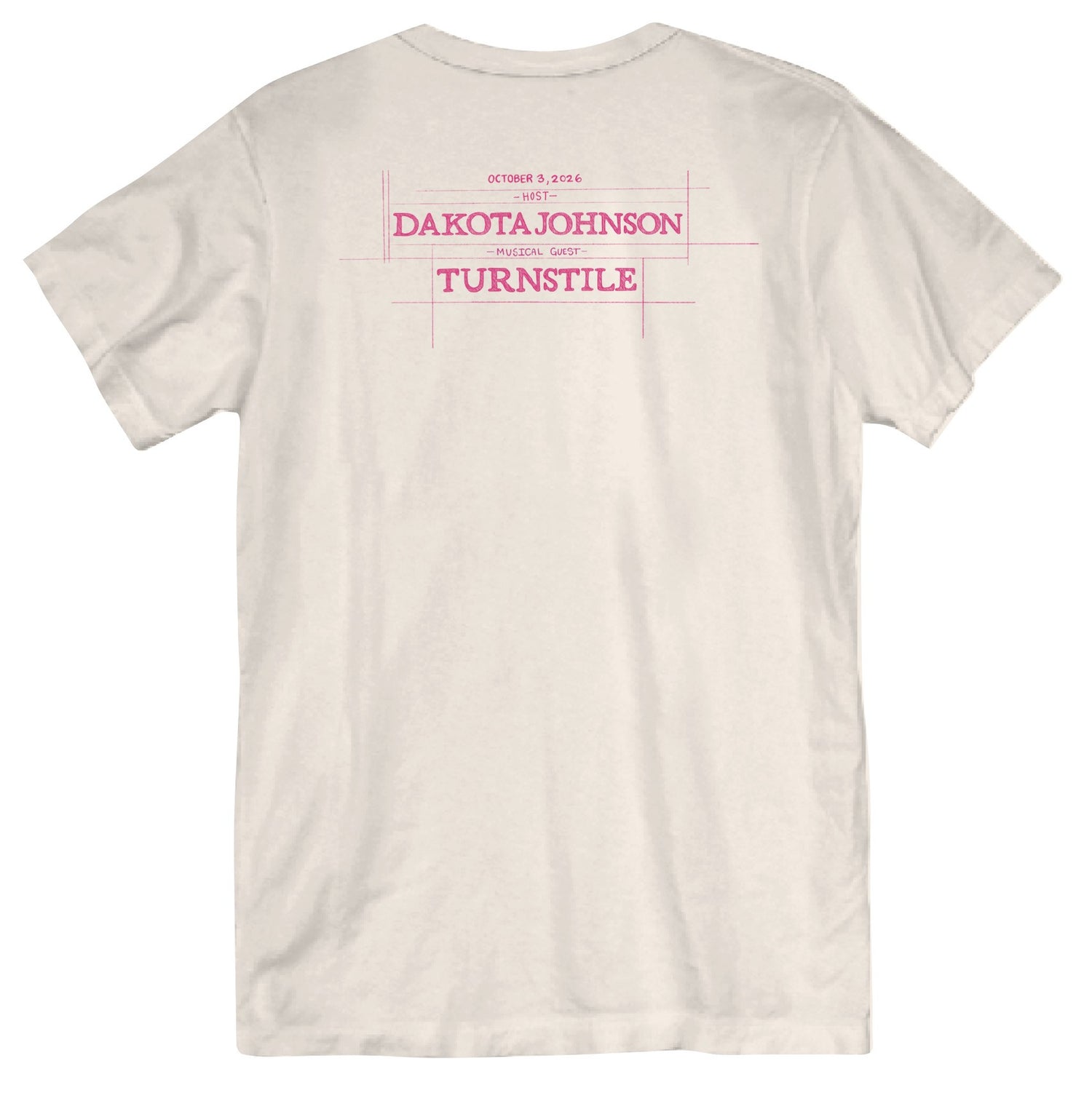 SNL 52 Concert Tee Show 2 - Dakota Johnson & TURNSTILE