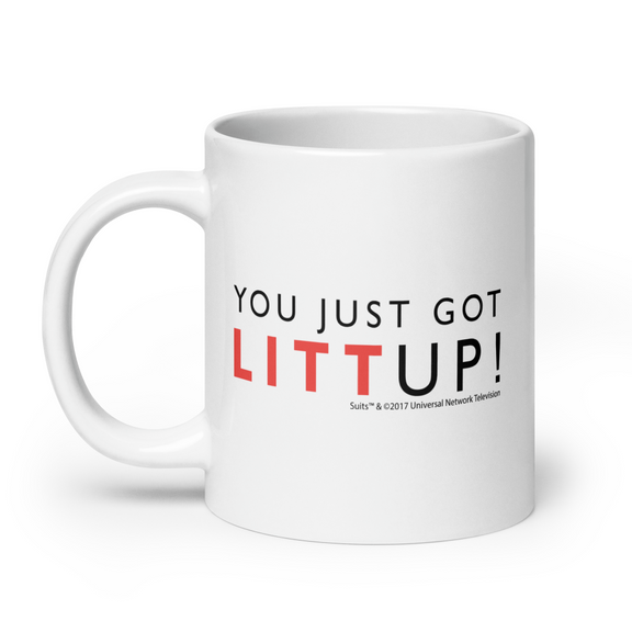 Caneca Série Suits You Just Got Litt Up Int Vermelho - Foto 3