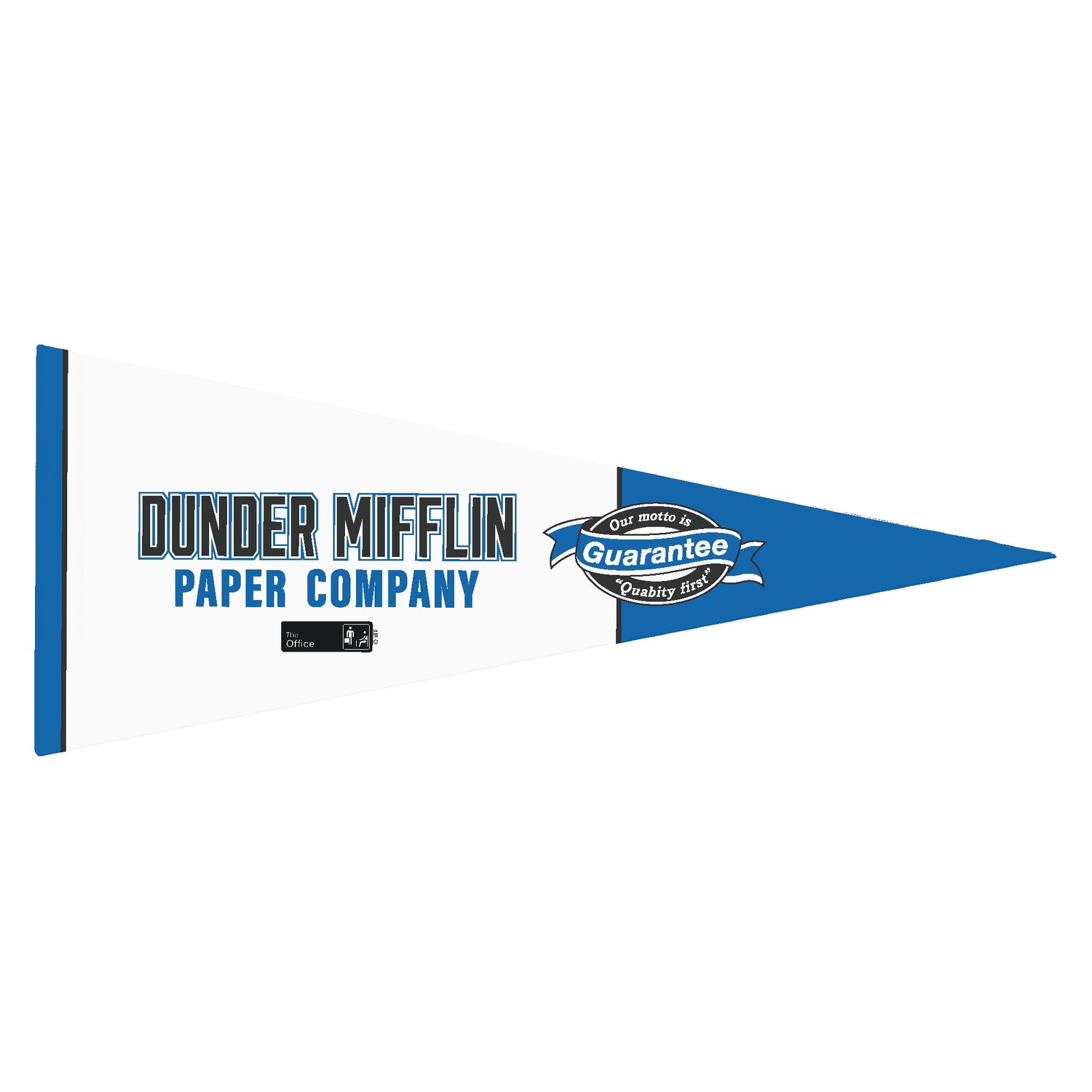 The Office Pennant Dunder Mifflin Guarantee White