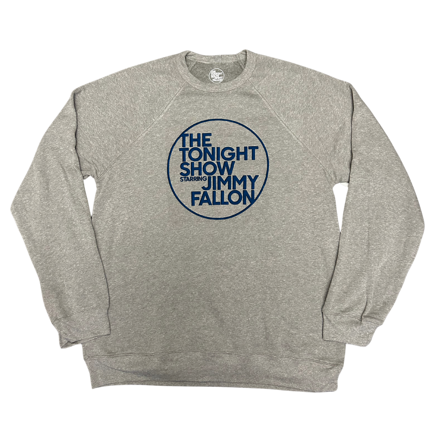 The Tonight Show Flocked Circle Logo Crewneck