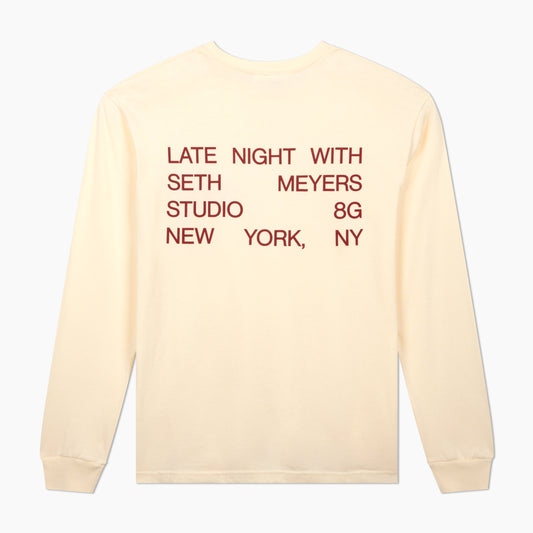 Late Night with Seth Meyers Studio 8G Long Sleeve Tee