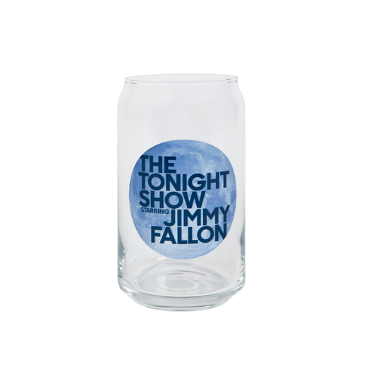 The Tonight Show Starring Jimmy Fallon Moon Logo Glass