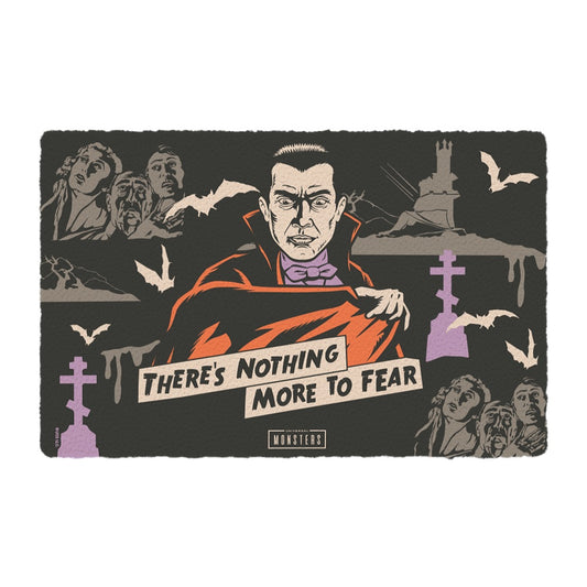 Universal Monsters Dracula Nothing More To Fear Doormat White