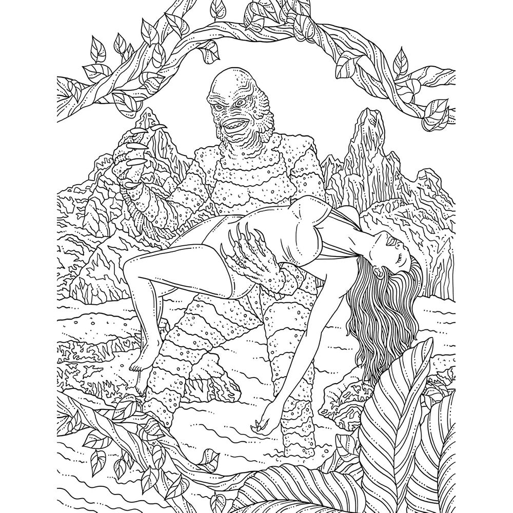 universal monsters coloring pages Universal Monsters: The Official Coloring Book