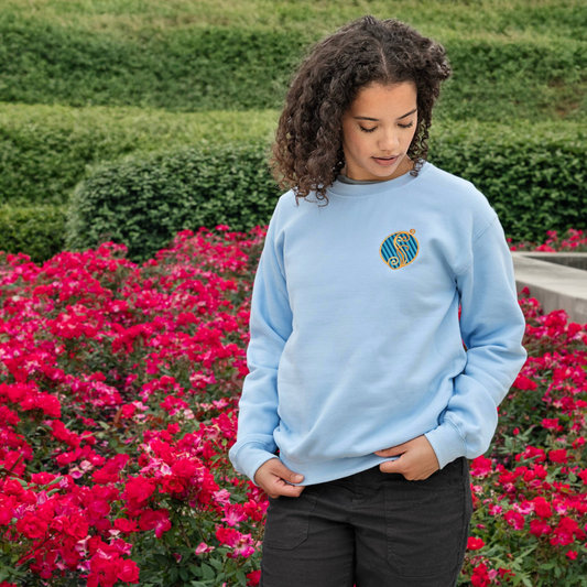 Wicked Shiz Seal Embroidered Crewneck Sweatshirt