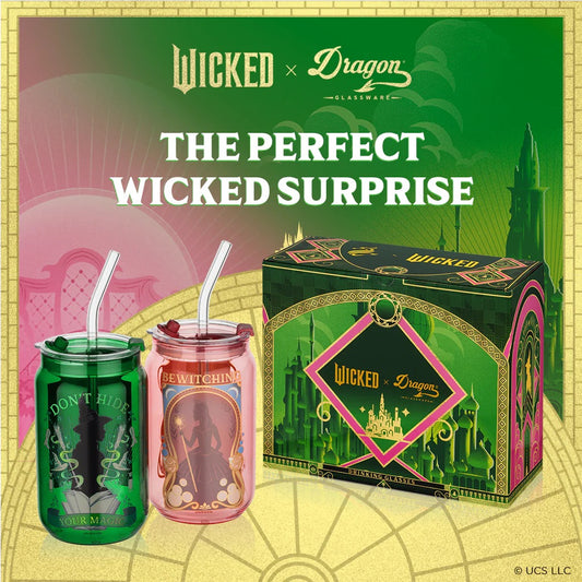 Dragon Glassware x Wicked Enchanted Drinking Glasses