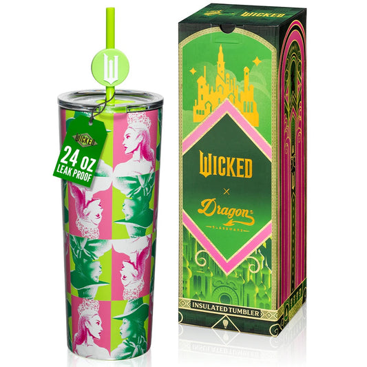 Dragon Glassware x Wicked 24 oz Tumbler - Portraits