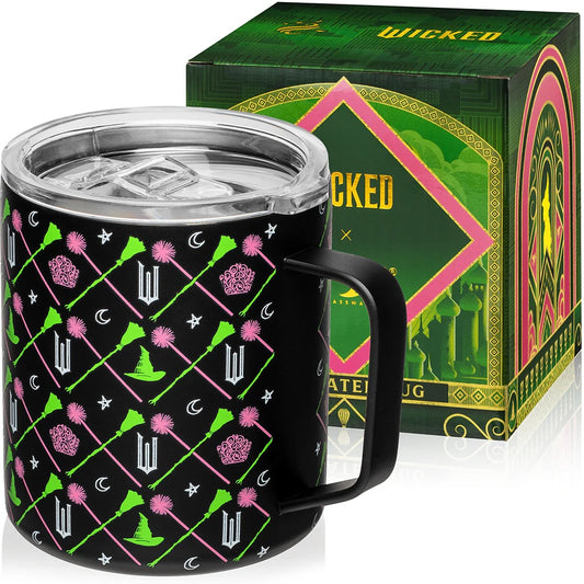 Dragon Glassware x Wicked 12 oz Stainless Steel Camp Mug - Black