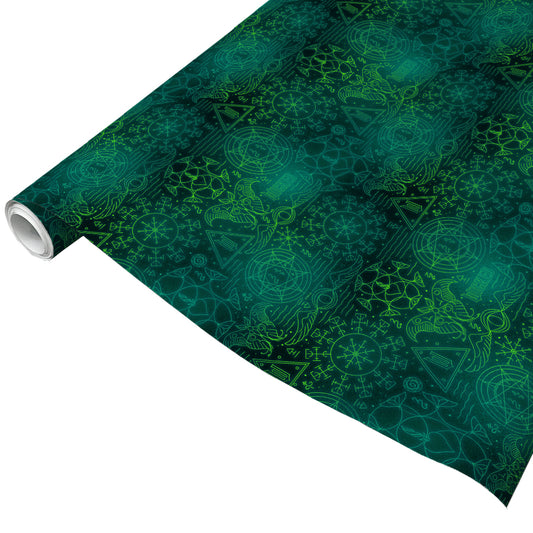 Wicked Elphaba Grimmerie Satin Wrapping Paper 