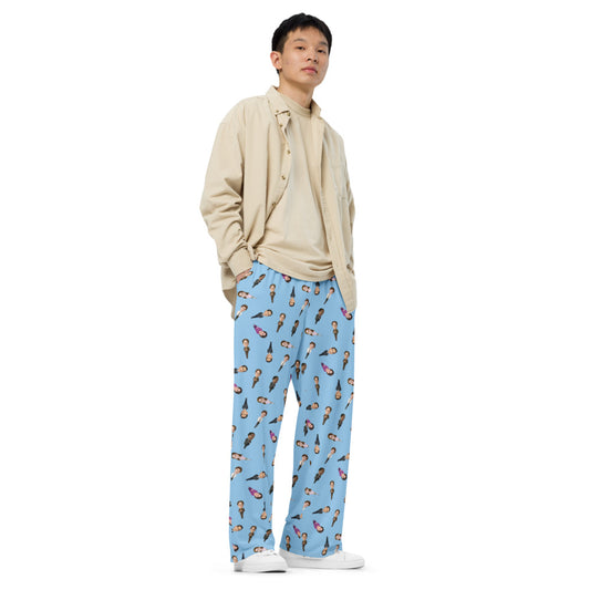 The Office Character Illustration Pattern Lounge Pants