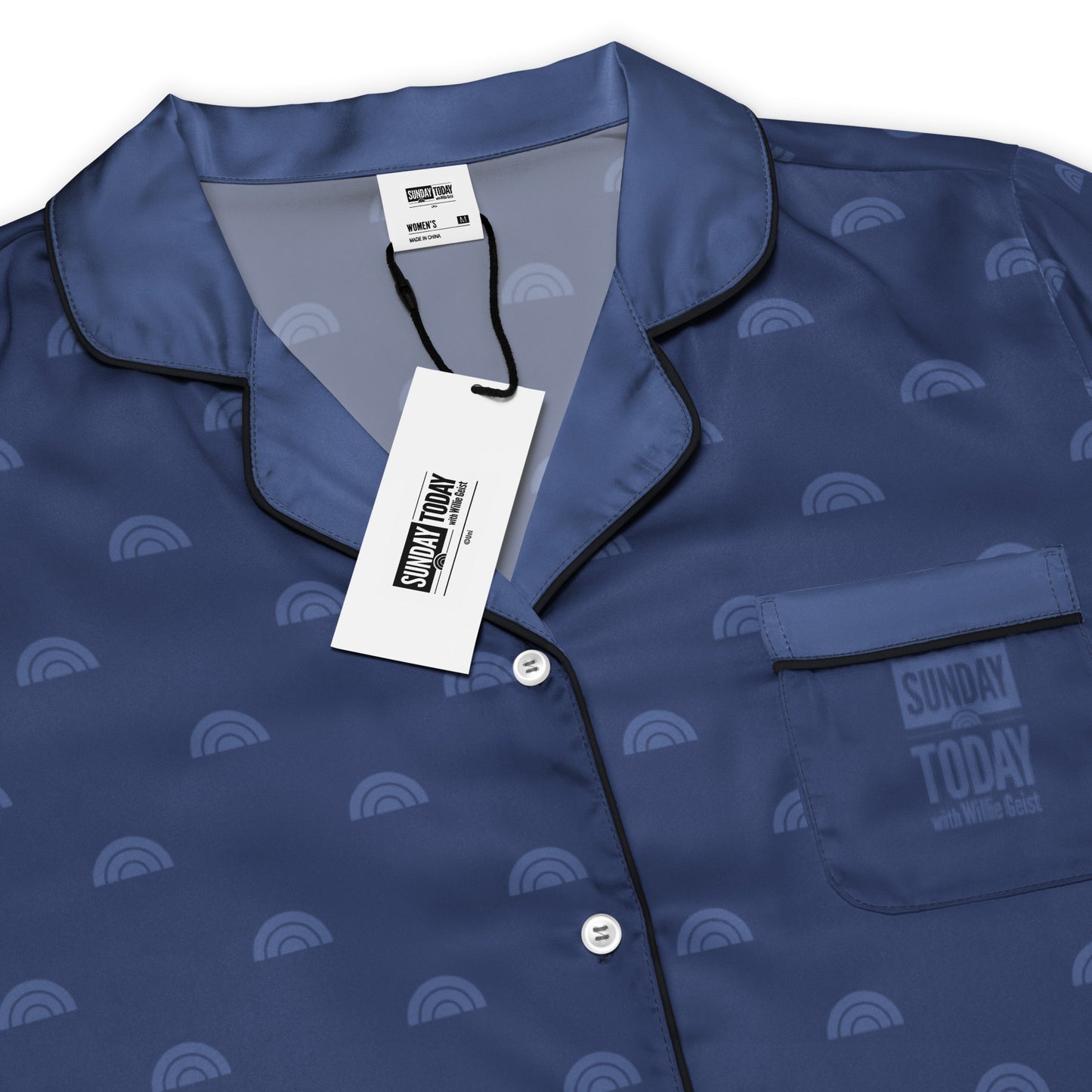 Sunday Today with Willie Geist Women’s Pajama Top Logo