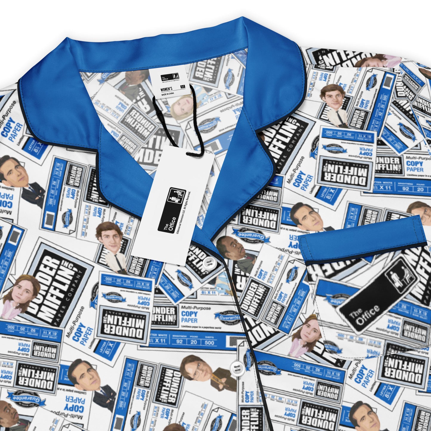 The Office Women’s Pajama Top Dunder Mifflin