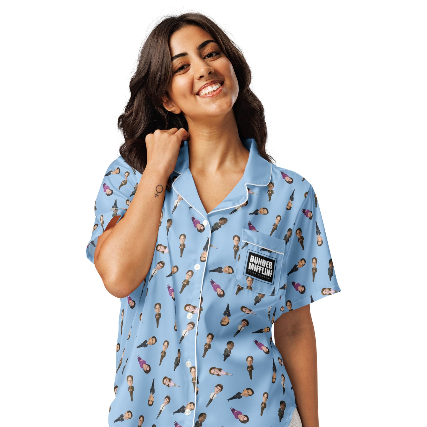 The Office Women’s Pajama Top Characters