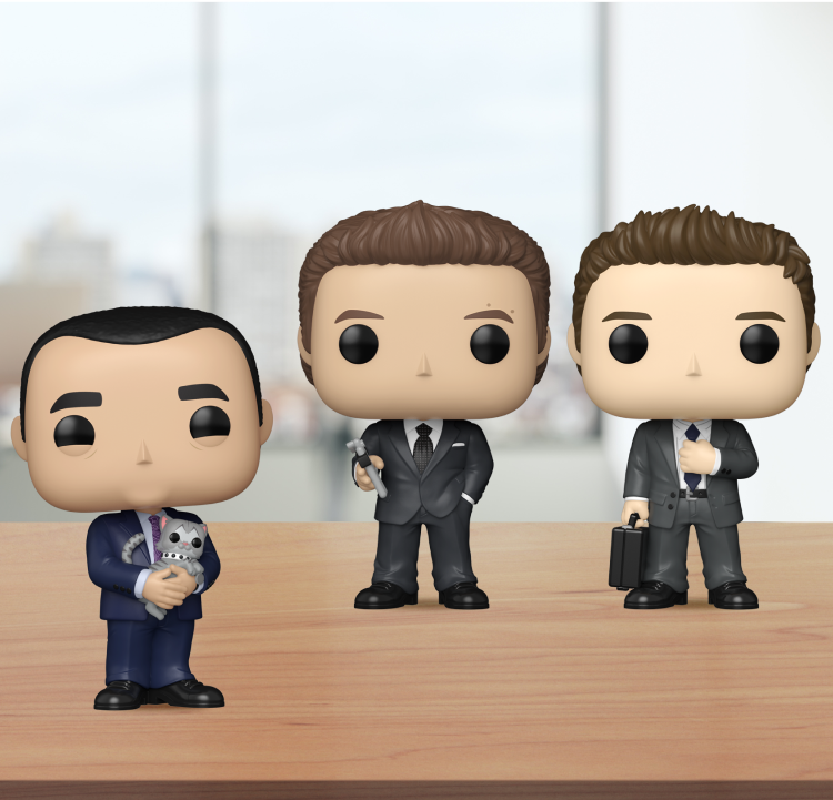 <p>NEW: SUITS FUNKOS<br/>ARE HERE</p>