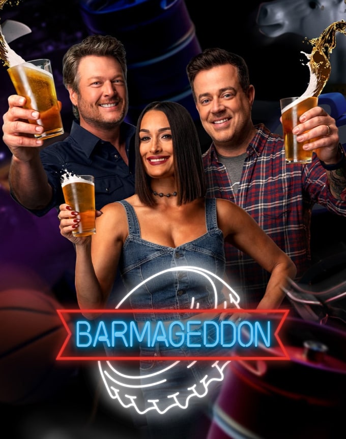 USA Network Best SellersBarmageddon Logo Laser Engraved Pint Glass