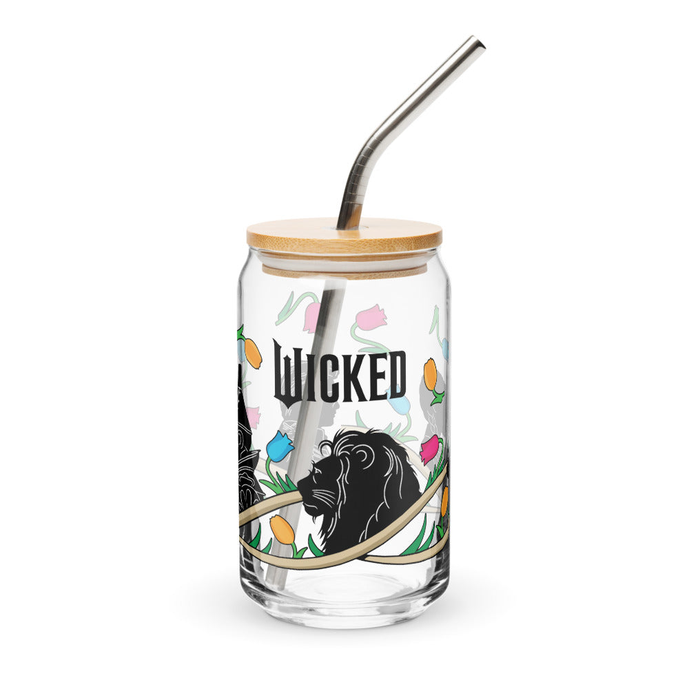 Wicked: For Good Follow The Yellow Brick Road Can-Shaped Glass