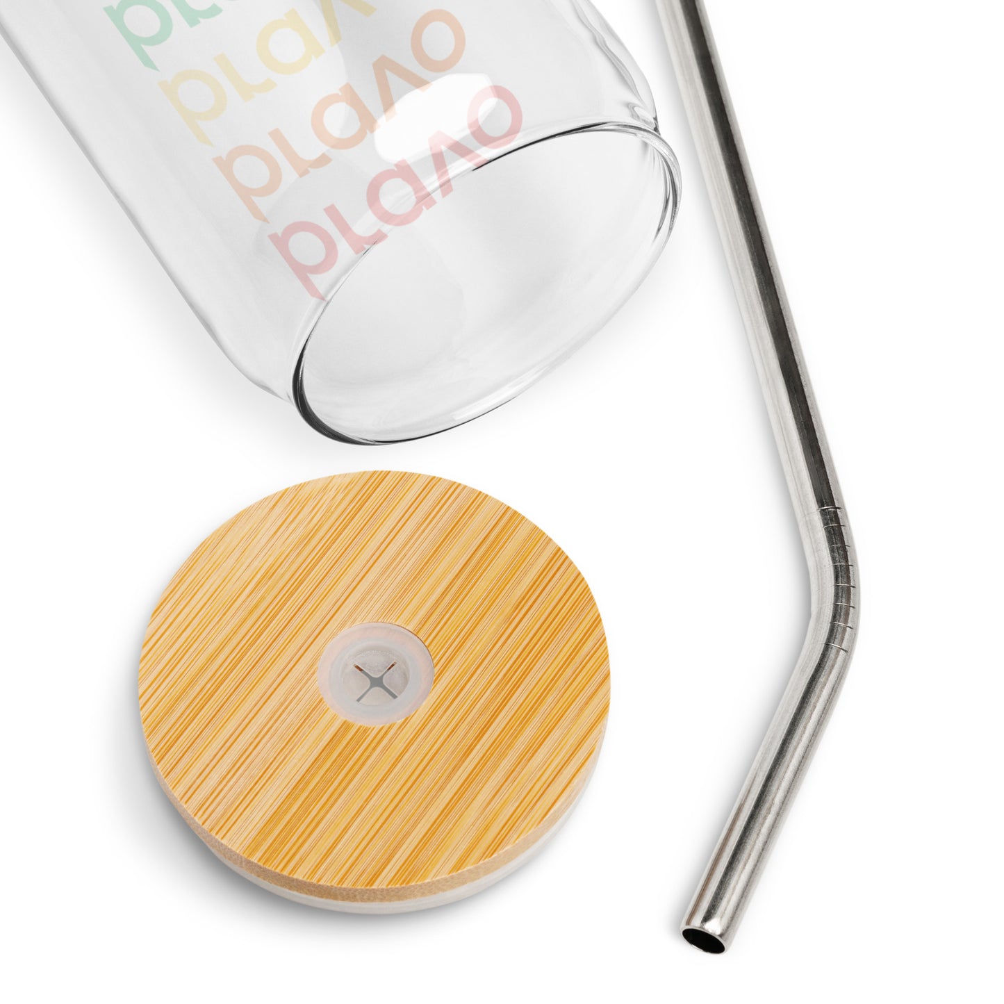 Bravo Pride Can Shaped Glass Logo