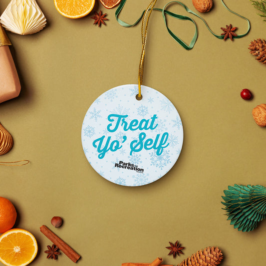 Parks and Recreation Treat Yo Self Ornament