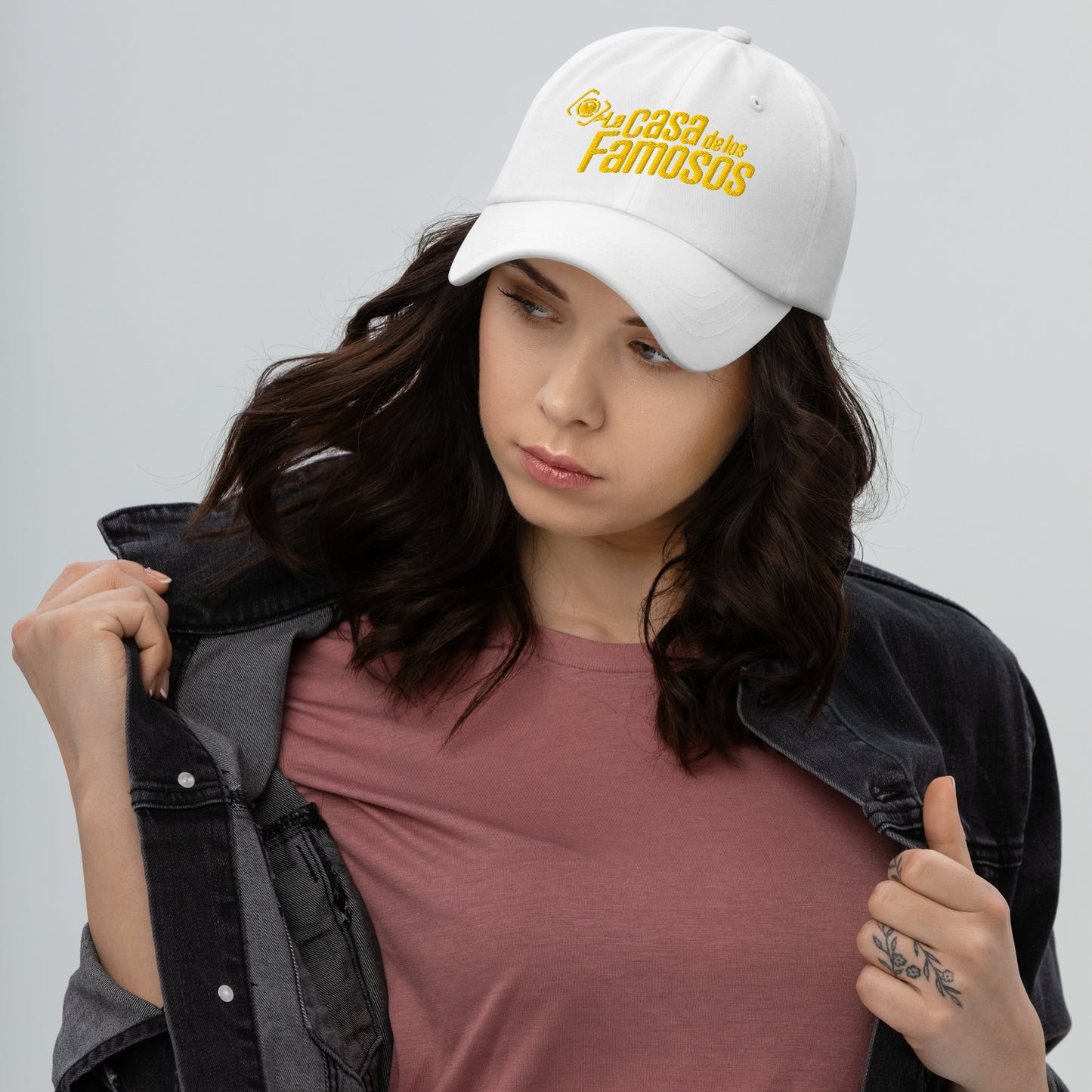 La Casa De Los Famosos Hat Logo Embroidered