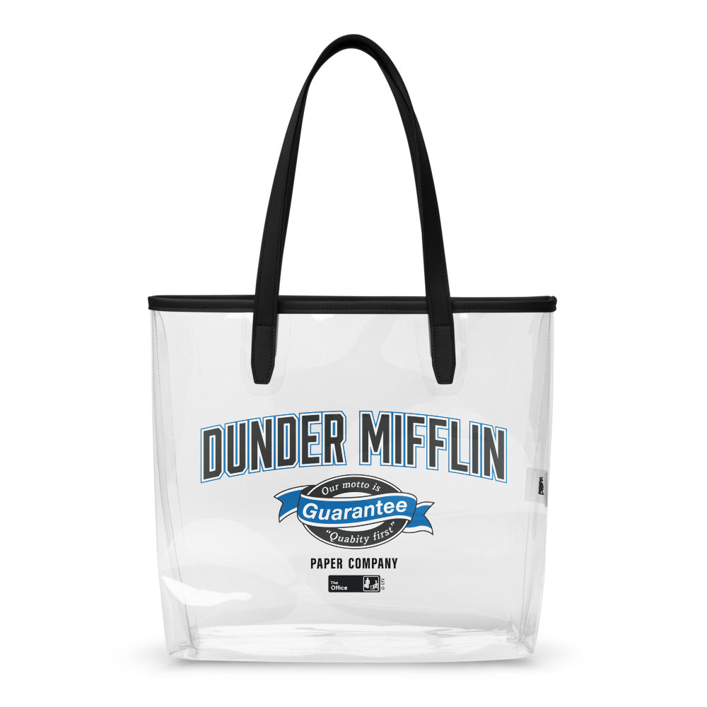 The Office Clear Tote Bag Dunder Mifflin Guarantee