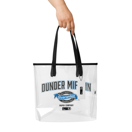 The Office Clear Tote Bag Dunder Mifflin Guarantee