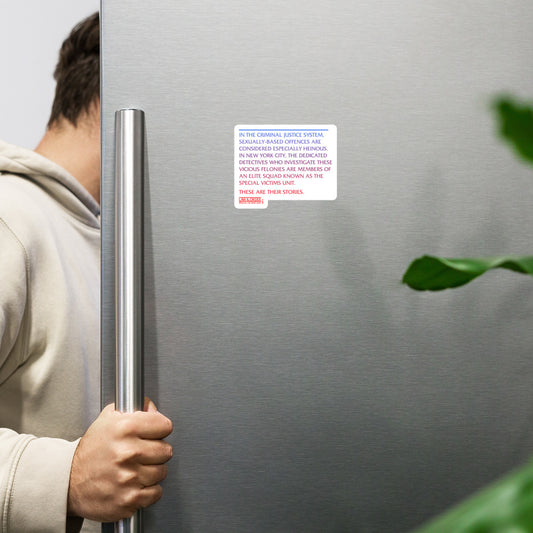 Law & Order: SVU Criminal Justice System Magnet