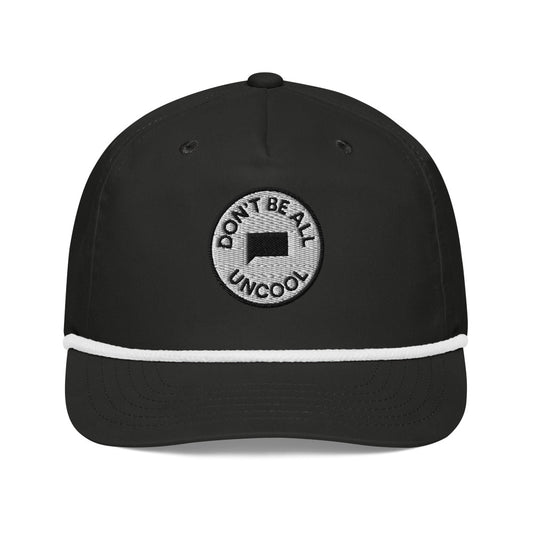 The Real Housewives of New York City Be Cool, Don't Be All Like Uncool Embroidered Golf Rope Cap Black/white