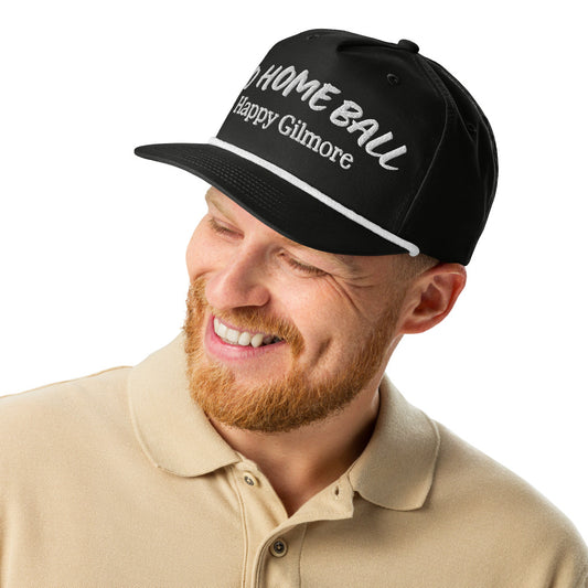 Happy Gilmore Go Home Ball Golf Rope Cap